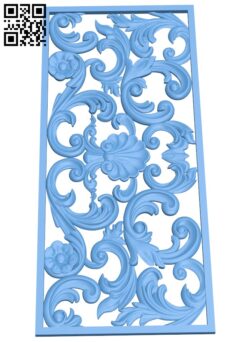 Door frame pattern T0000232 download free stl files 3d model for CNC wood carving