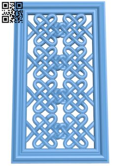 Door frame pattern T0000233 download free stl files 3d model for CNC wood carving