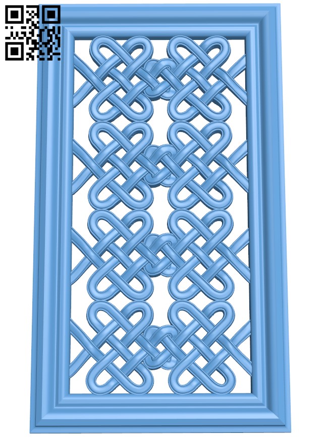 Door frame pattern T0000233 download free stl files 3d model for CNC wood carving