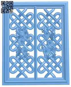 Door frame pattern T0000234 download free stl files 3d model for CNC wood carving