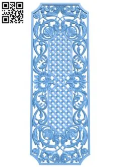 Door frame pattern T0000236 download free stl files 3d model for CNC wood carving