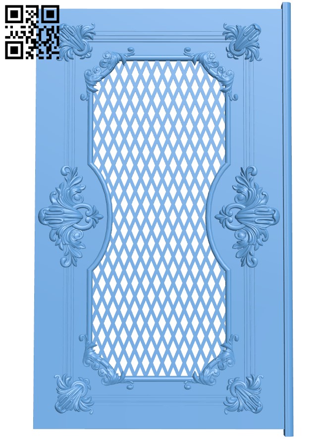 Door frame pattern T0000237 download free stl files 3d model for CNC wood carving