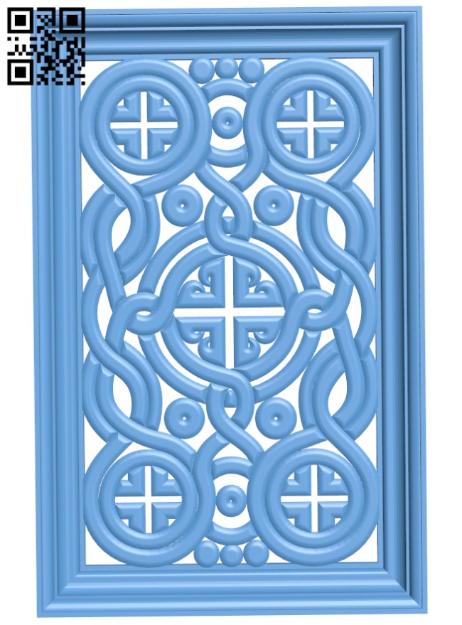 Door frame pattern T0000276 download free stl files 3d model for CNC wood carving