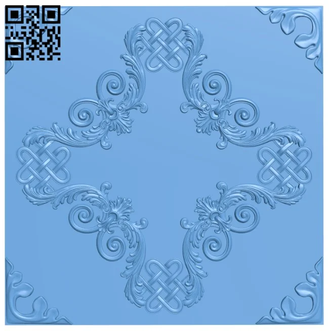 Door pattern T0000244 download free stl files 3d model for CNC wood carving