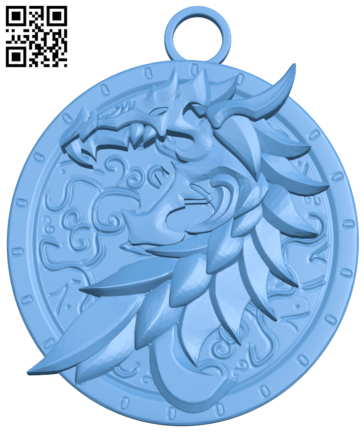 Ebonheart Pact - Elder Scrolls online Faction Pendant H005821 file stl free download 3D Model for CNC and 3d printer