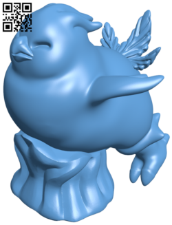 Fat Chocobo H006004 file stl free download 3D Model for CNC and 3d printer