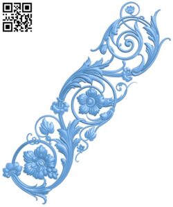 Floral pattern T0000249 download free stl files 3d model for CNC wood carving