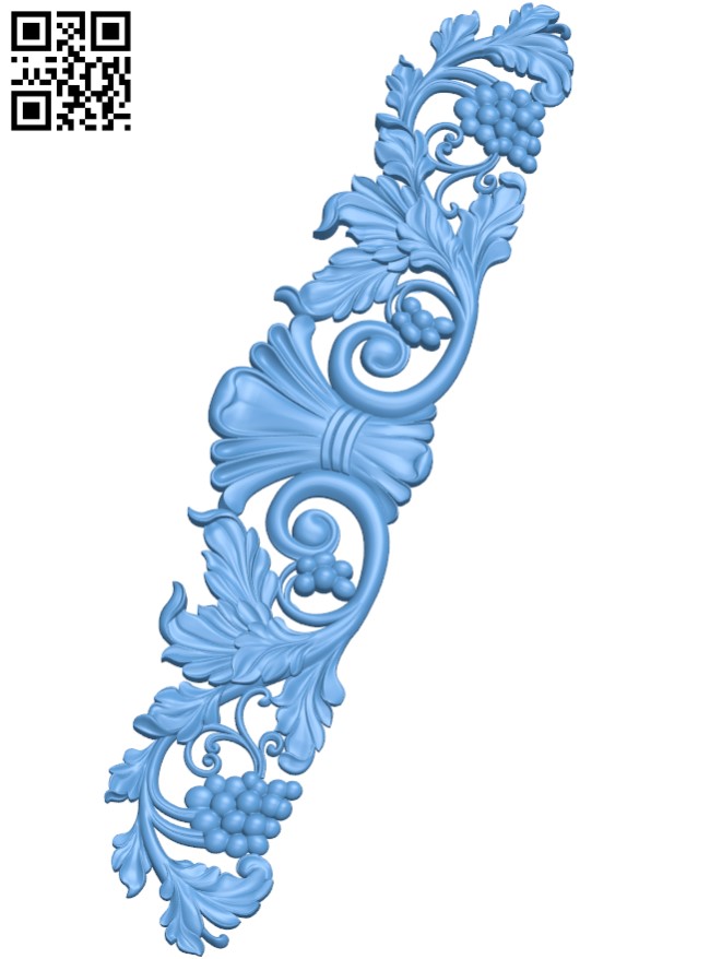 Floral pattern T0000280 download free stl files 3d model for CNC wood carving