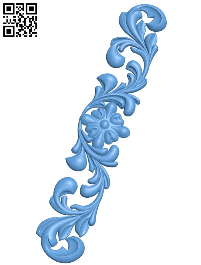 Floral pattern T0000281 download free stl files 3d model for CNC wood carving