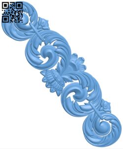 Floral pattern T0000298 download free stl files 3d model for CNC wood carving