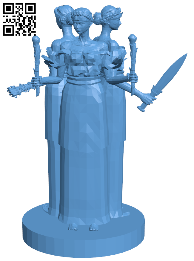 Hecate H006547 file stl free download 3D Model for CNC and 3d printer