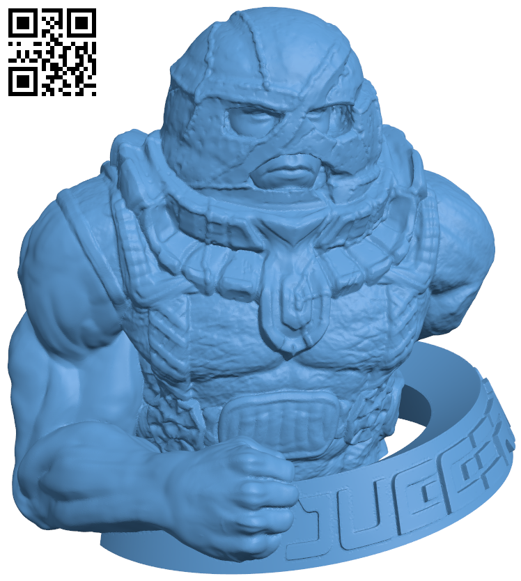 Juggernaut bust - X-Men H005887 file stl free download 3D Model for CNC and 3d printer