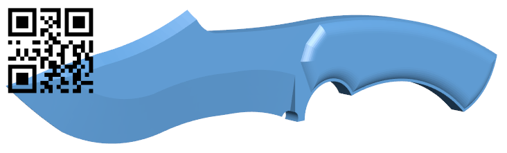 Knife H006138 file stl free download 3D Model for CNC and 3d printer