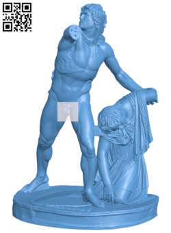 Ludovisi Gaul H006386 file stl free download 3D Model for CNC and 3d printer