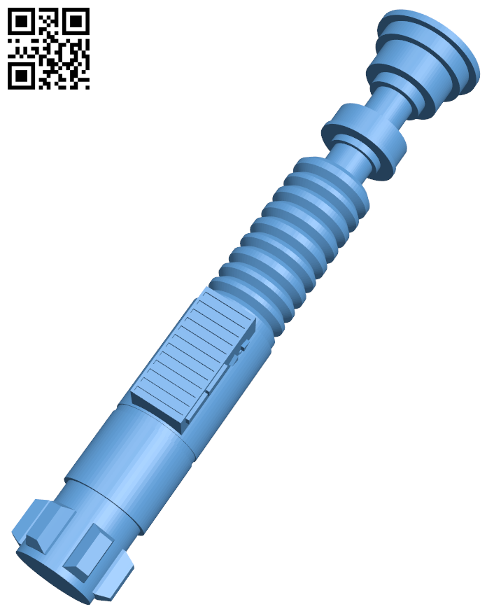 Luke's Lightsaber H006503 file stl free download 3D Model for CNC and 3d printer