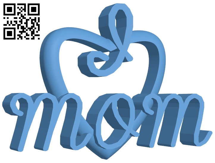 Mom heart H006510 file stl free download 3D Model for CNC and 3d printer