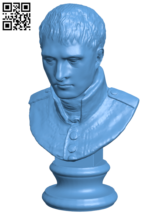 Napoleon Bonaparte H006512 file stl free download 3D Model for CNC and 3d printer