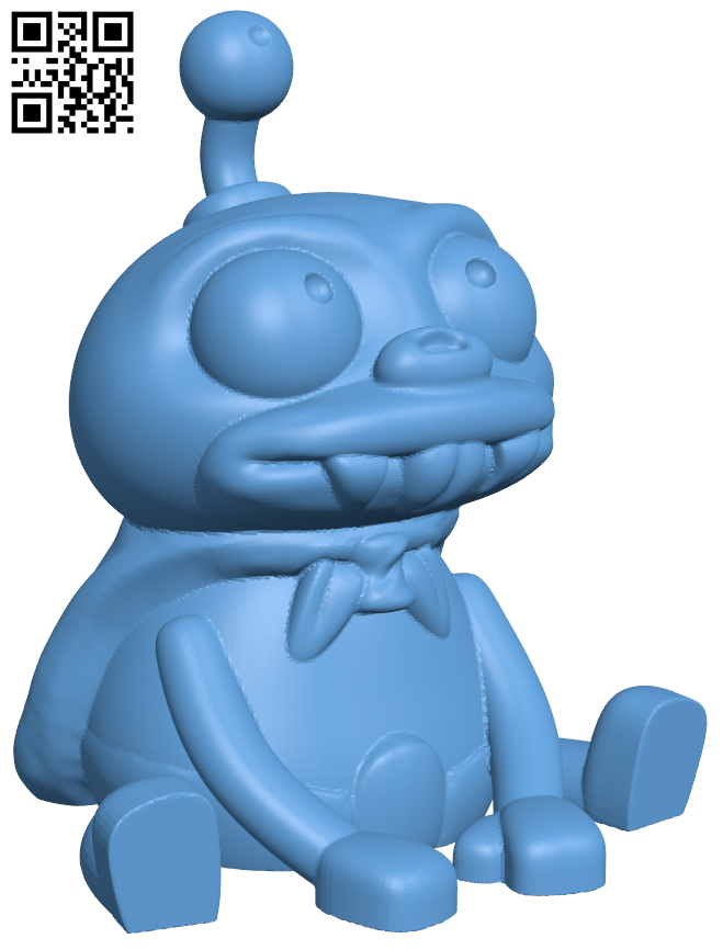 Nibbler - Futurama H006086 file stl free download 3D Model for CNC and 3d printer