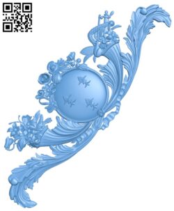 Pattern decor design T0000326 download free stl files 3d model for CNC wood carving