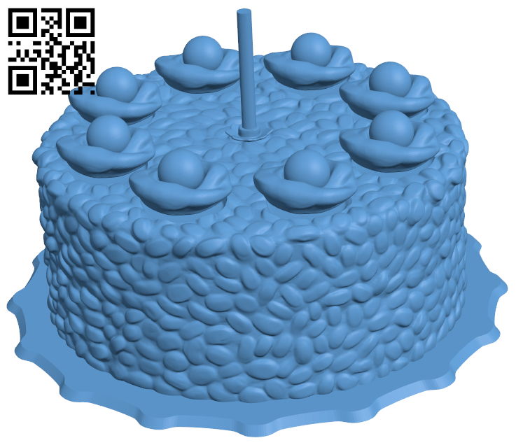 Flipkart.com | Stylin Printed 3D Printed Cake Shape Balloon With Blue Pump  Airwalker - Airwalker