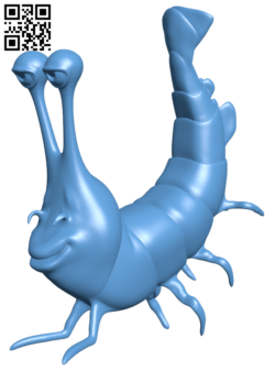 Shrimp H006037 file stl free download 3D Model for CNC and 3d printer