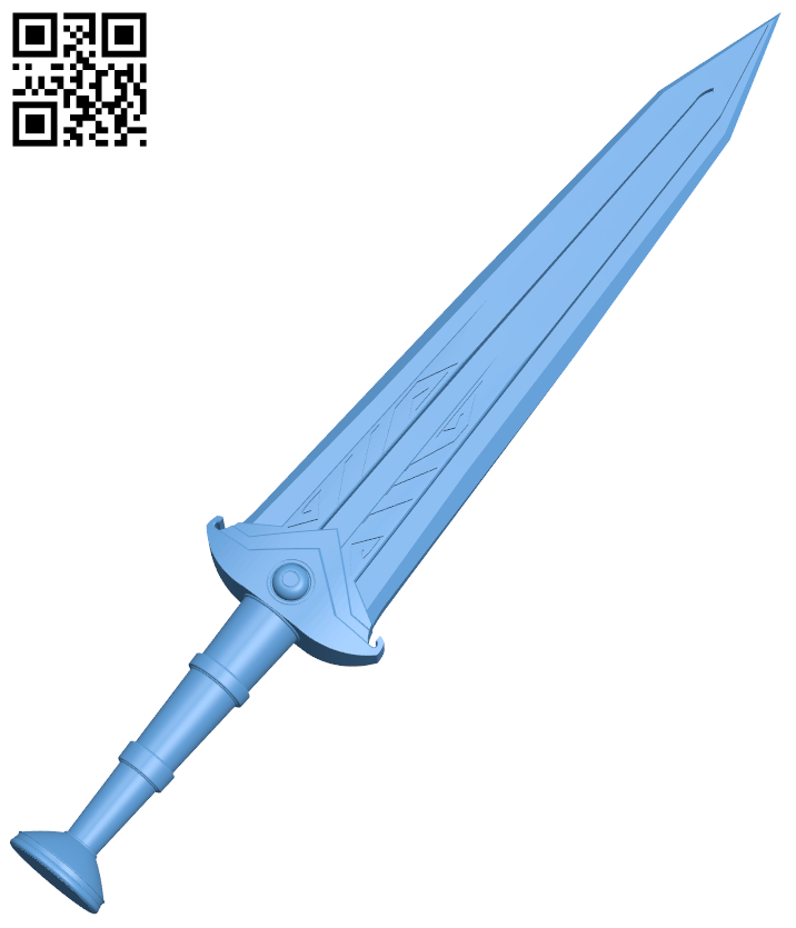 Skyrim Dwemer Dagger H006040 file stl free download 3D Model for CNC and 3d printer