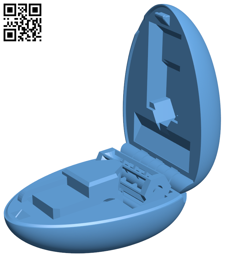 Surprise Egg - Tiny Harvester H006401 file stl free download 3D Model for CNC and 3d printer