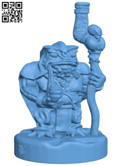 Swamp Shaman H006453 file stl free download 3D Model for CNC and 3d printer