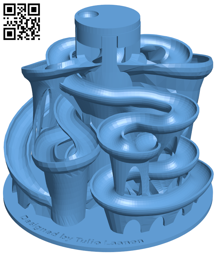 The 3D Printed Marble Machine H006100 file stl free download 3D Model for CNC and 3d printer