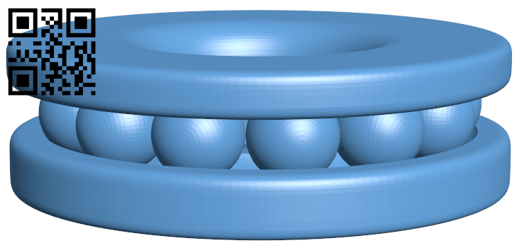 Thrust Bearing H006460 file stl free download 3D Model for CNC and 3d printer