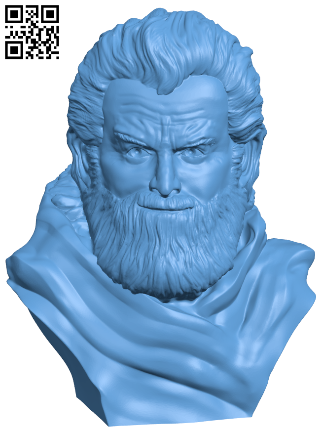 Tormund Giantsbane bust H006461 file stl free download 3D Model for CNC and 3d printer