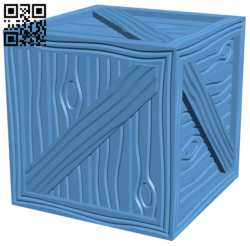 Wooden Crate H005746 file stl free download 3D Model for CNC and 3d printer