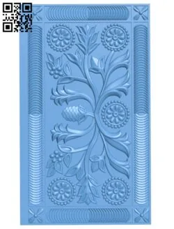 Door frame pattern T0000522 download free stl files 3d model for CNC wood carving