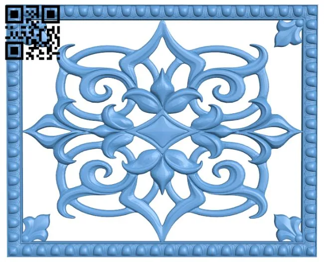 Door pattern T0000724 download free stl files 3d model for CNC wood carving