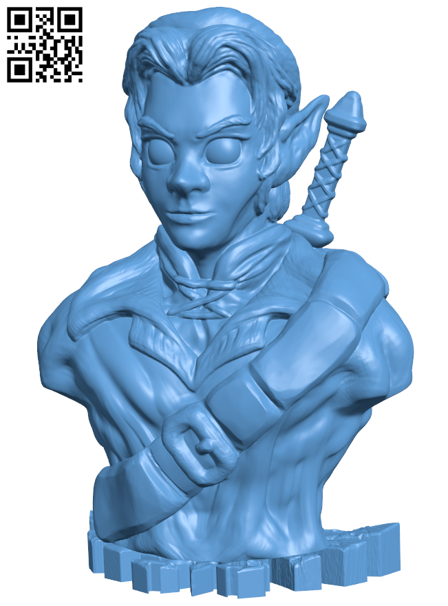 Link bust - Zelda H006618 file stl free download 3D Model for CNC and 3d printer