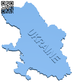 Map of Ukraine H006680 file stl free download 3D Model for CNC and 3d printer
