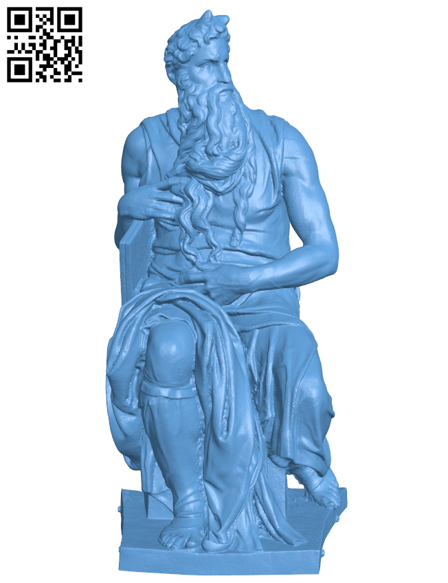 Moses H006781 file stl free download 3D Model for CNC and 3d printer