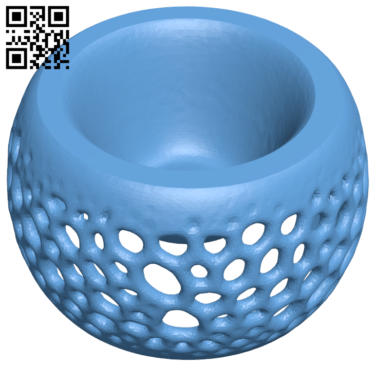 Plant pot H006628 file stl free download 3D Model for CNC and 3d printer