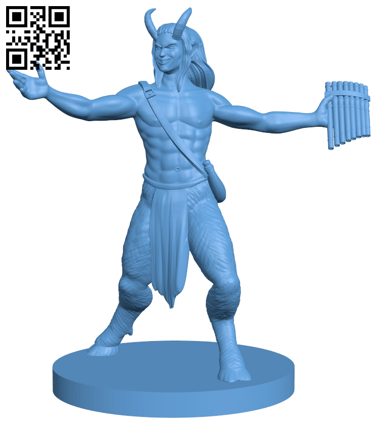 Satyr H006789 file stl free download 3D Model for CNC and 3d printer