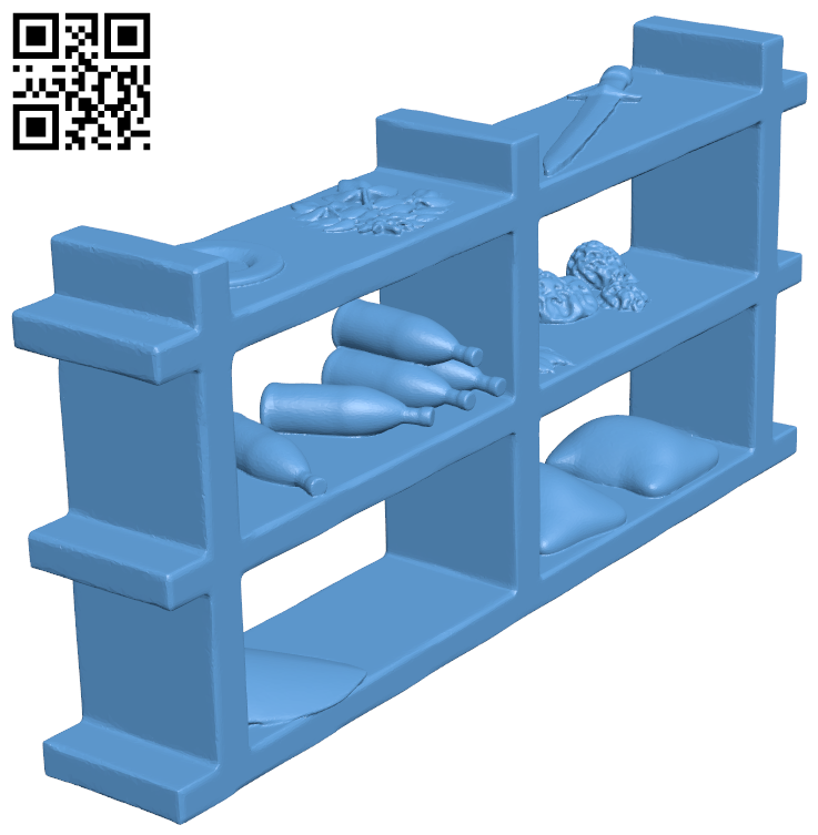 Gloomhaven Organizer 3D model 3D printable