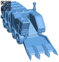 Tiberium Harvester H006844 file stl free download 3D Model for CNC and 3d printer