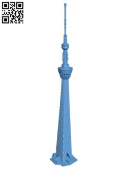 Tokyo Skytree – Japan H006845 file stl free download 3D Model for CNC and 3d printer