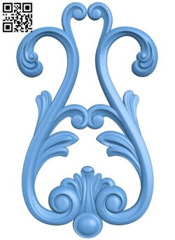 Floral pattern T0000864 download free stl files 3d model for CNC wood carving