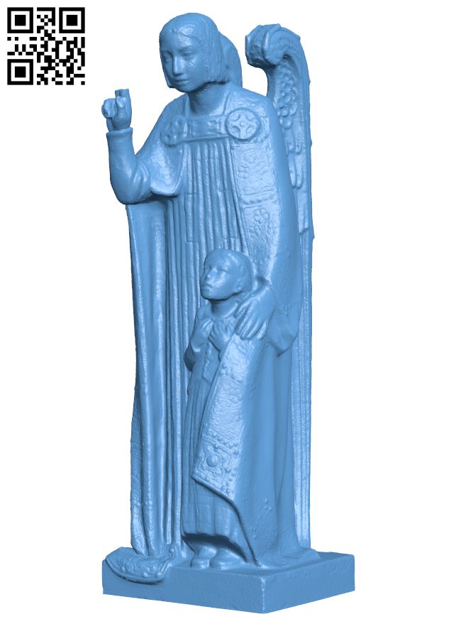 Guardian Angel H007870 file stl free download 3D Model for CNC and 3d printer