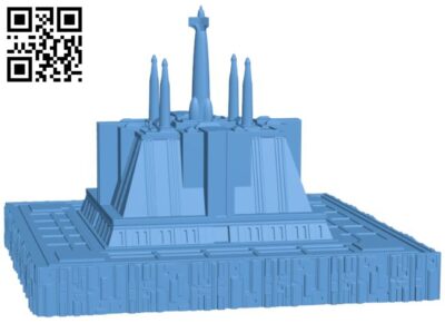 Jedi Temple H007625 file stl free download 3D Model for CNC and 3d printer