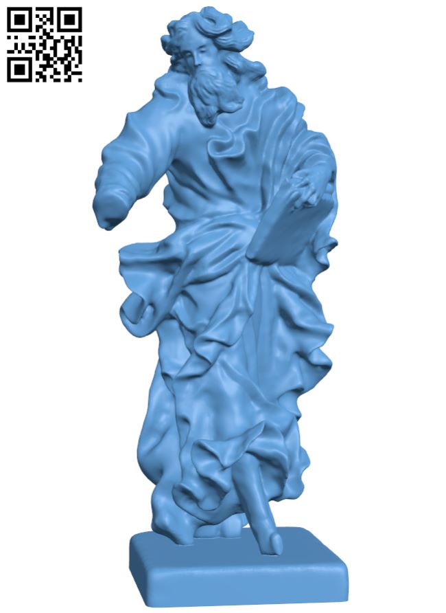 Apostle With A Book H008785 File Stl Free Download 3d Model For Cnc And 3d Printer Free 3132