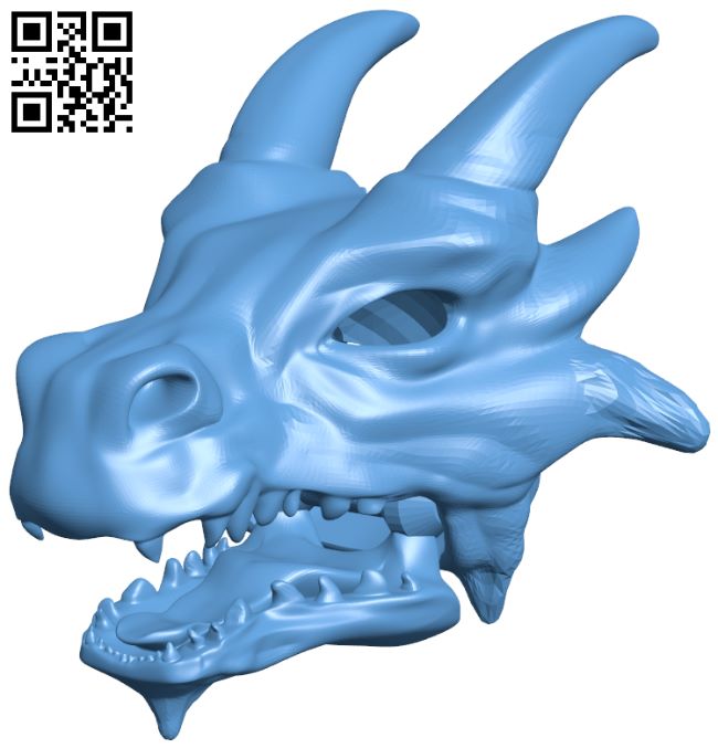 Dragon Head Costume 3D Icon download in PNG, OBJ or Blend format