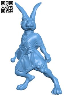 Elacott – Rabbitfolk Bard H008806 file stl free download 3D Model for CNC and 3d printer