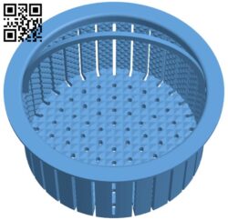 Kitchen sink strainer H009052 file stl free download 3D Model for CNC and 3d printer