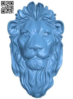 Lion head pattern T0001356 download free stl files 3d model for CNC wood carving